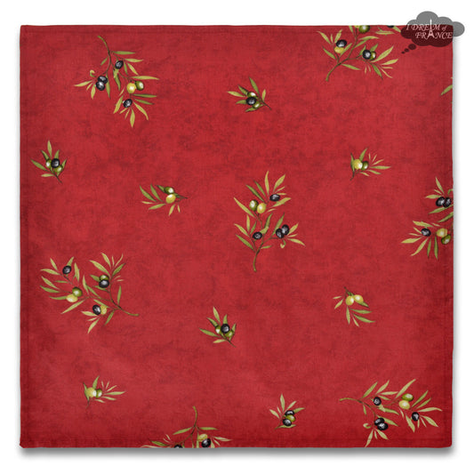 French Provencal napkin - Cotton - red