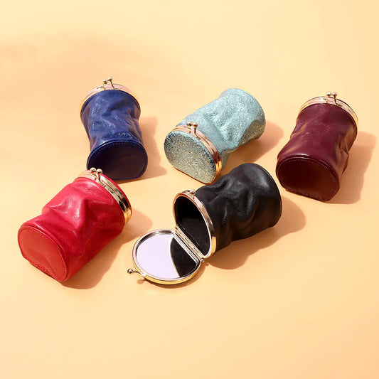 Retro Genuine Leather Cosmetic Bag