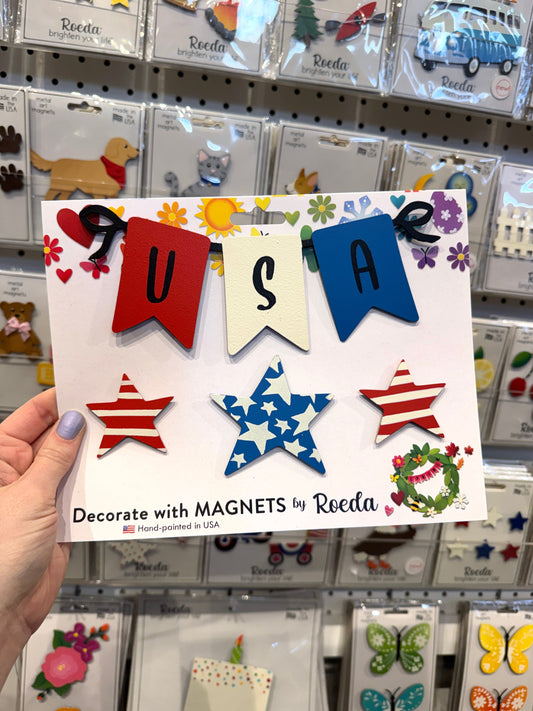 USA Wreath Kit Magnets