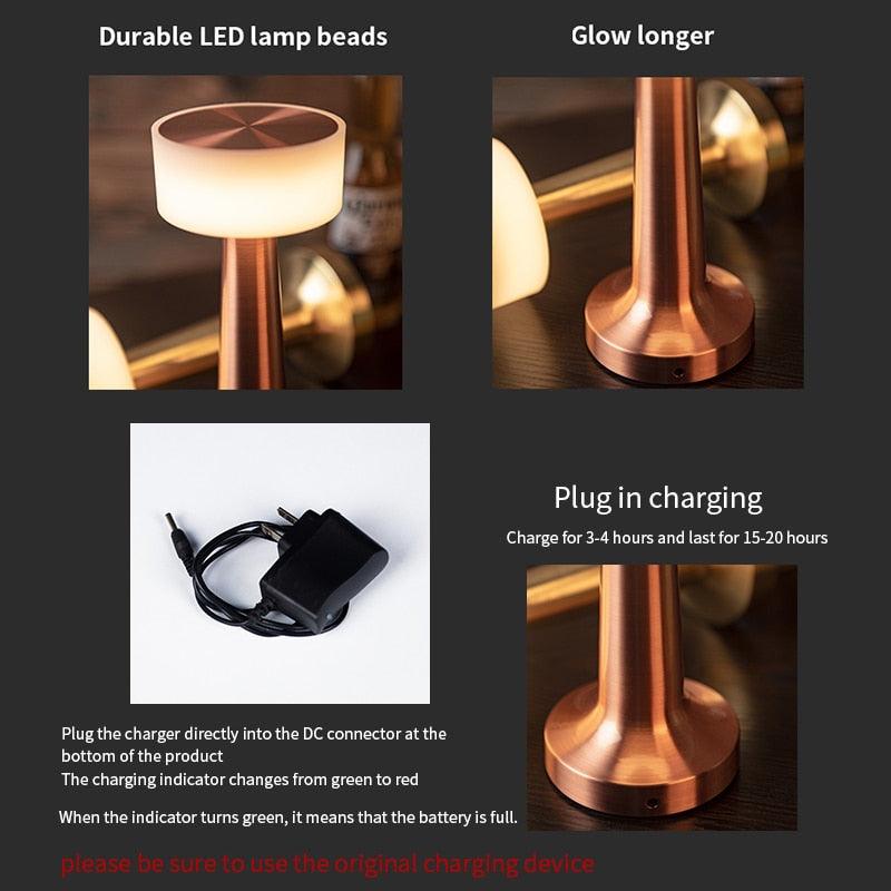 Dimming Bedside/Desk/Table Lamp with USB